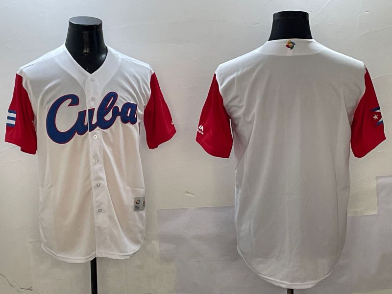 Men 2025 World Cup Blank White Nike MLB Jersey style 326